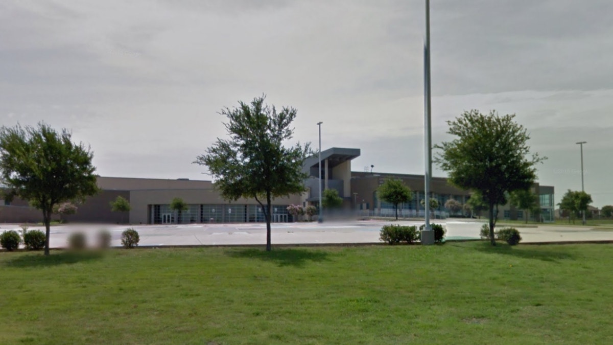Four students from Little Elm High School in Texas after a walkout protest turned chaotic, according to the school district. (Google Maps)