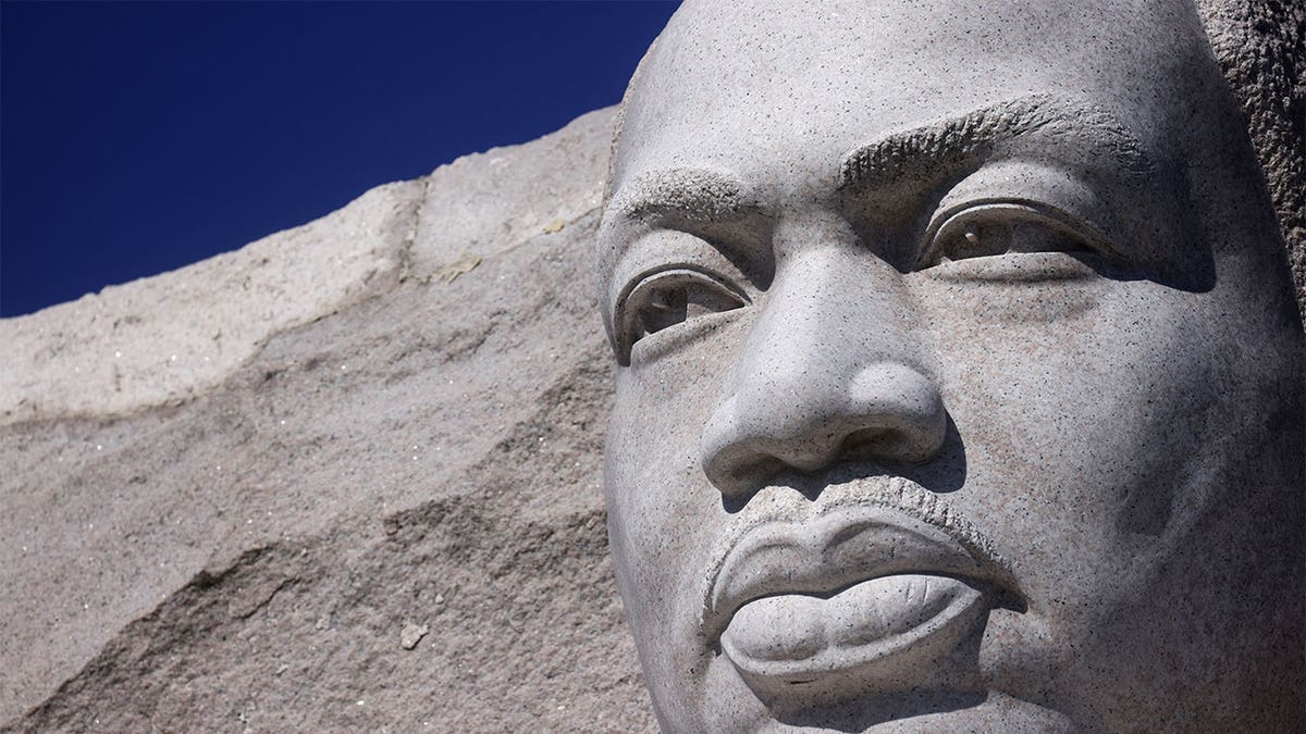 The Martin Luther King, Jr. Memorial is seen during an event to celebrate the 10th anniversary of the memorial in Washington, U.S., October 21, 2021. REUTERS/Leah Millis