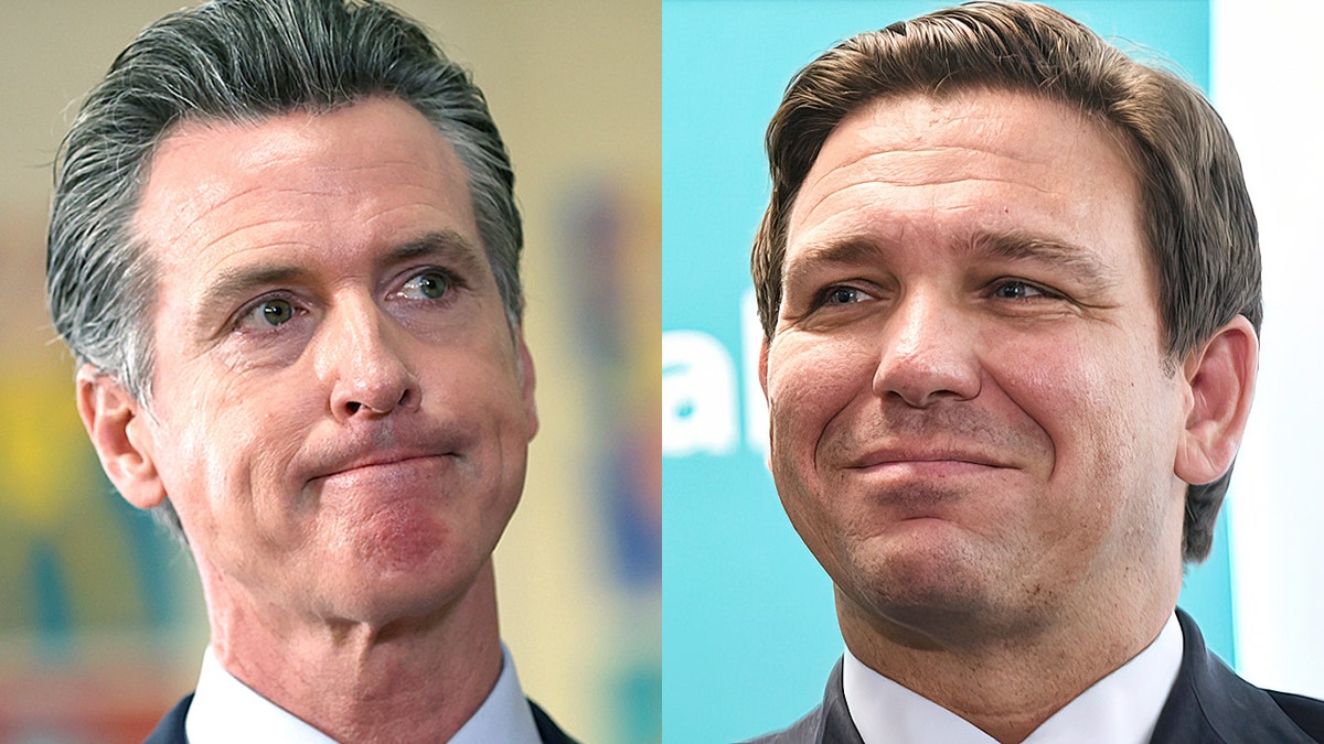 Gavin Newsom, Ron DeSantis