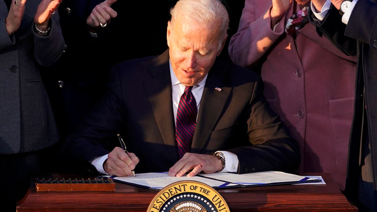 President Biden signs the infrastructure bill into law