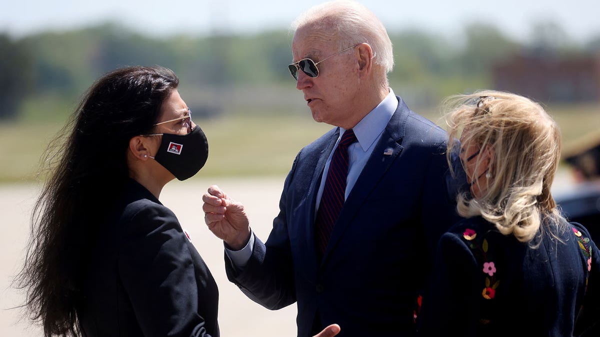 RASHIDA-TLAIB-JOE-BIDEN-VISIT-DETROIT