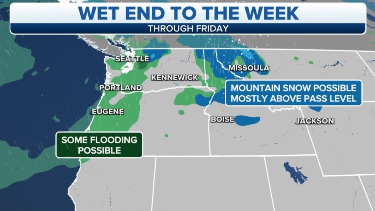 Rain in the Pacific Northwest