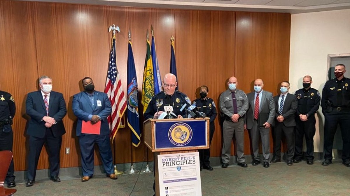 Interim Rochester Police Chief David Smith discusses  a state of emergency declaration Friday as the city grapples with an uptick in violent crime. 