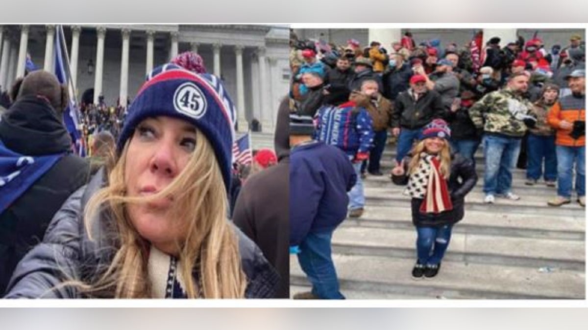 Jennifer Leigh Ryan at the Capitol in Washington on Jan. 6.