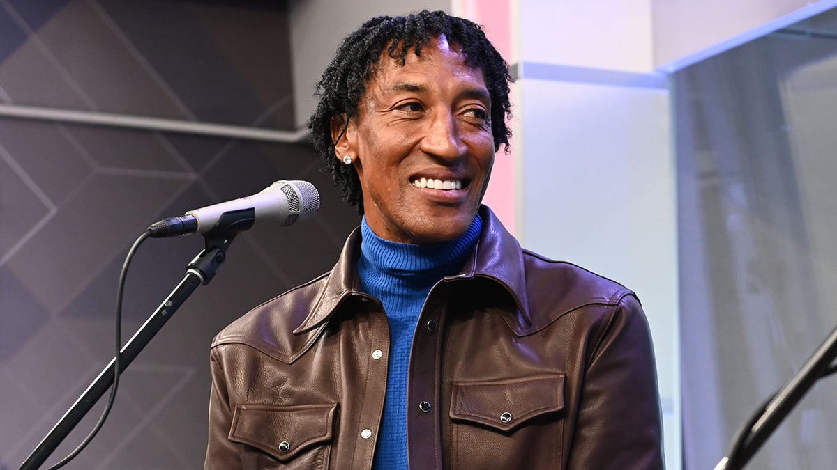 A SiriusXM Town Hall with Scottie Pippen on Nov. 8, 2021, in New York City.