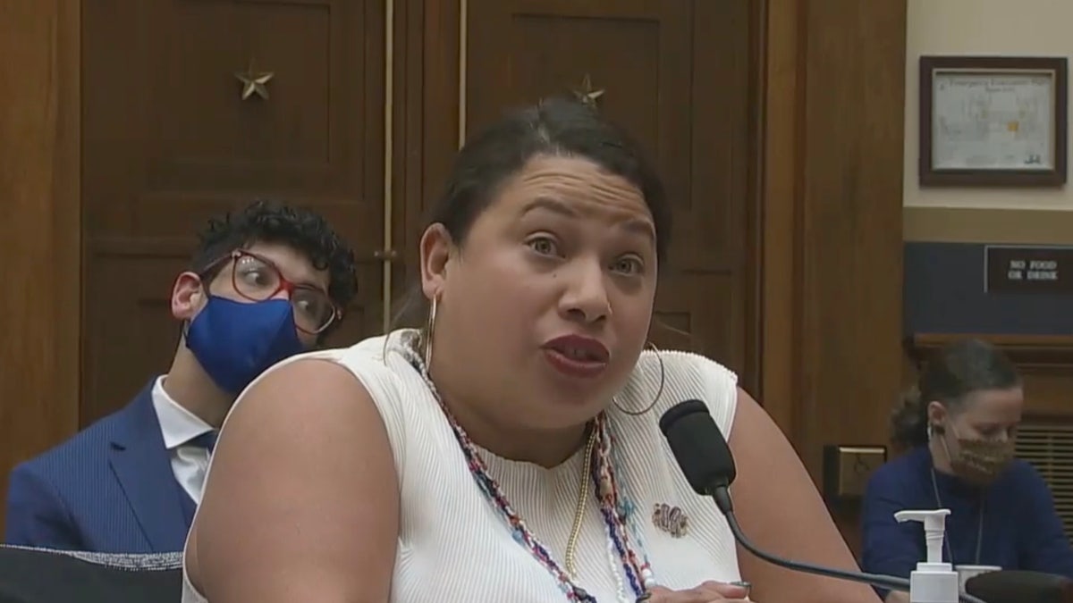 Stephanie Loraine Piñeiro, co-executive director of Florida Access Network, testifying before the House Judiciary Committee on Nov. 4, 2021