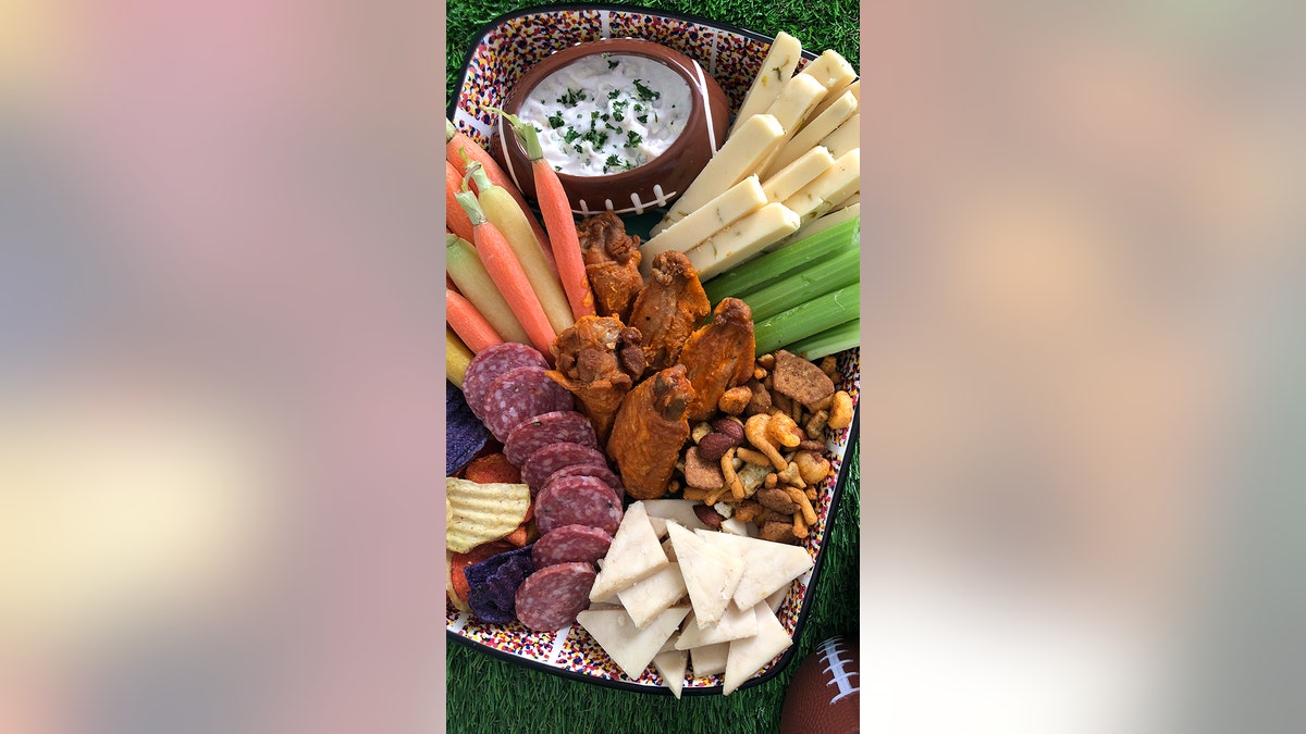 Enjoy your next game day watch party with this ultimate snack board from Jessica Lawrenz, cheese expert for Real California Milk. (Jessica Lawrenz)