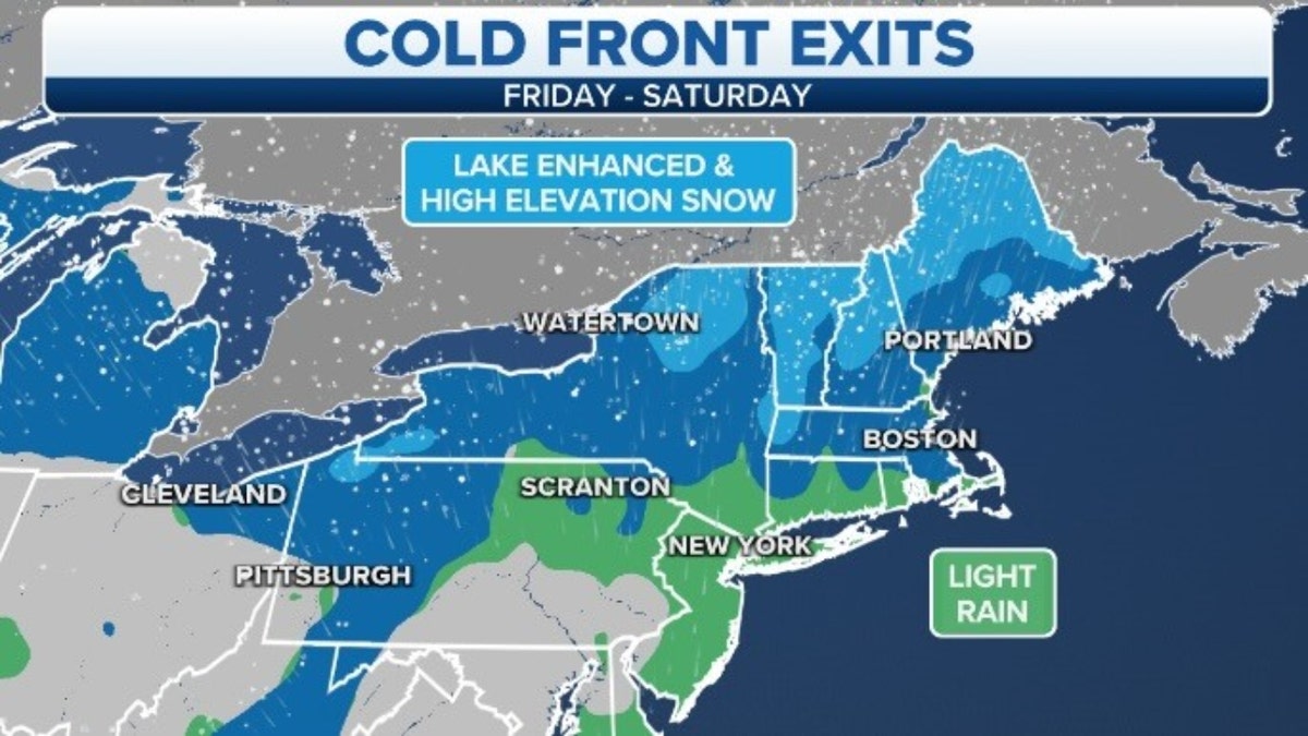 Cold front exits