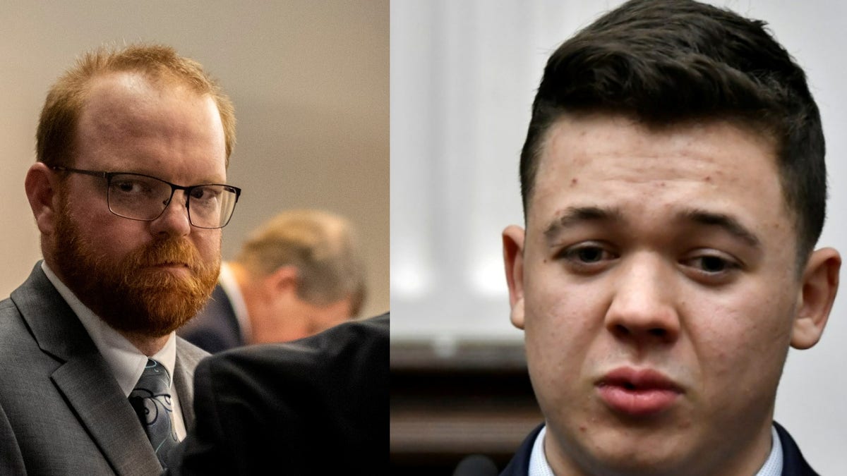 Kyle Rittenhouse and Travis McMichael Georgia Kenosha trials self defense guilty not guilty