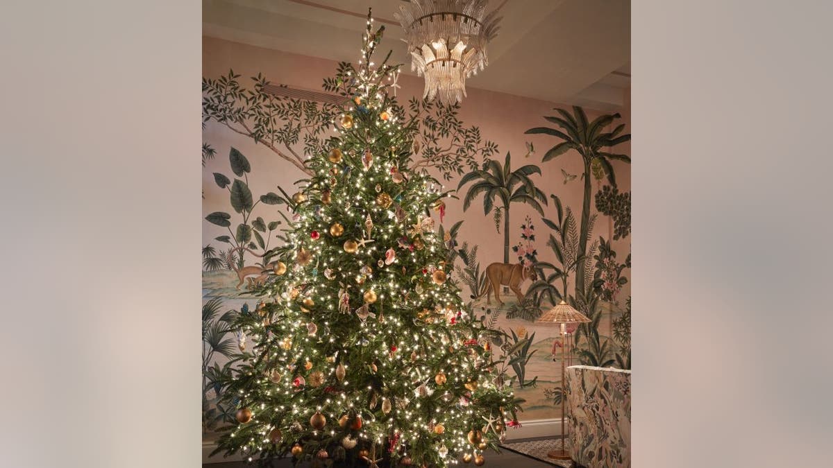 The Christmas Tree at The Colony Hotel in Palm Beach, Florida