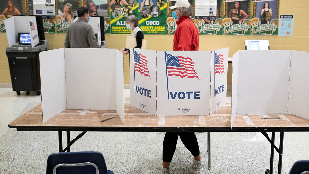 Virginia voting booth