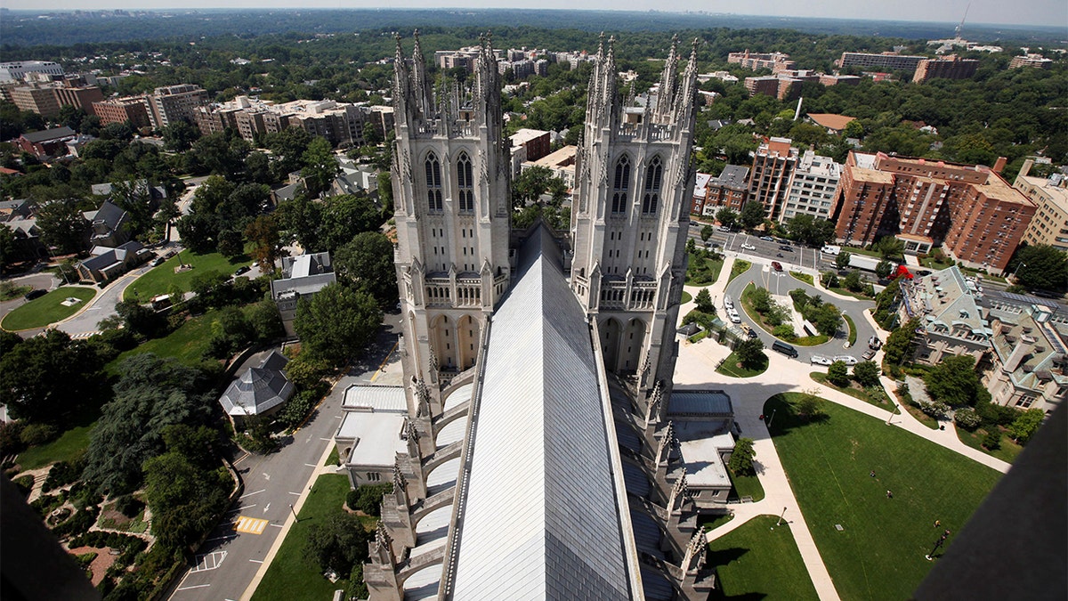 The west front of Washington's National Cathedral