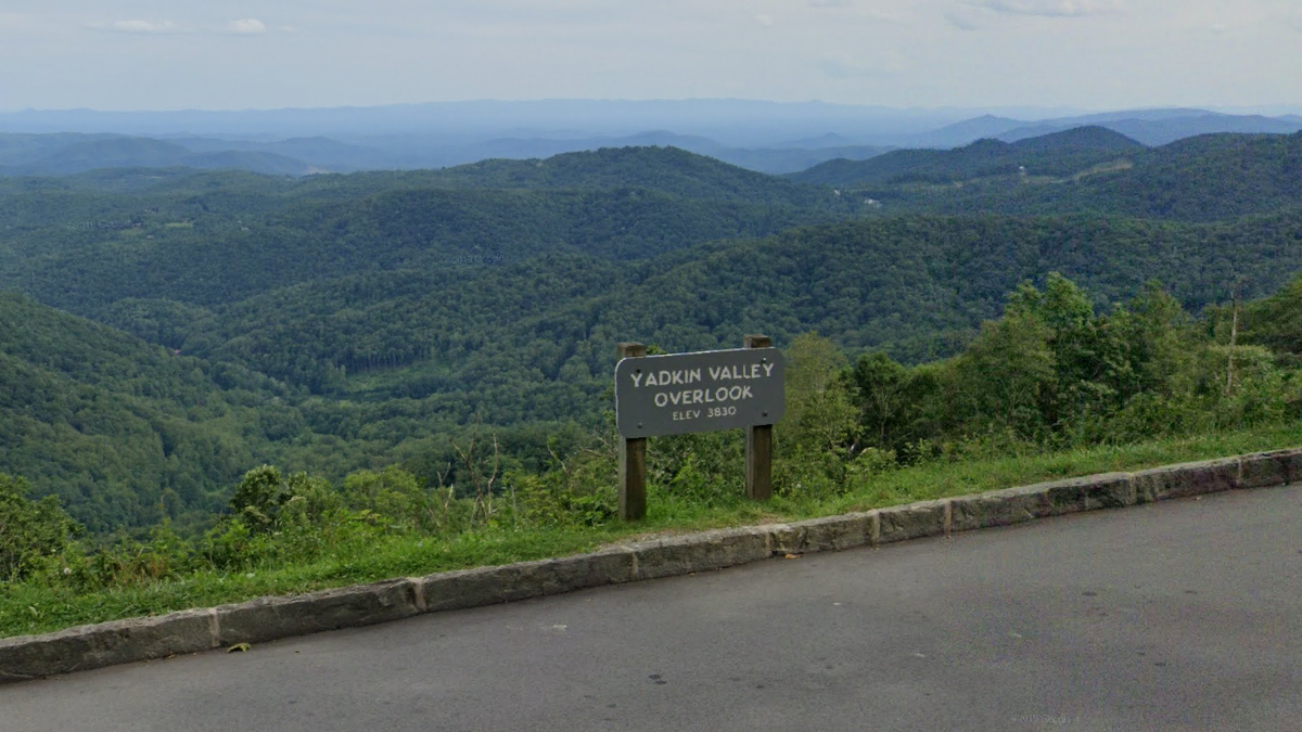 Calderon was found near the Yadkin Valley Overlook, according to the National Park Service. (Google Maps)