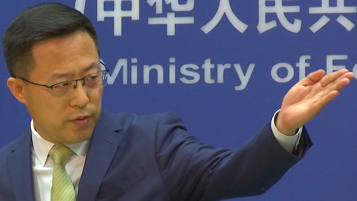 Chinese Foreign Ministry spokesperson Zhao Lijian