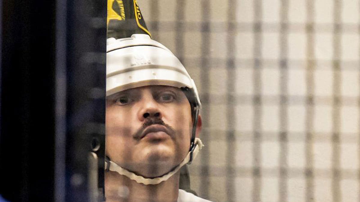 Aminadab Gaxiola Gonzalez, of Fullerton, makes his first appearance in Orange County Superior Court for his arraignment in Santa Ana, Calif., Thursday, July 8, 2021. On Friday, Nov. 5, 2021, Gaxiola Gonzalez, charged with killing four people in a shooting at a Southern California real estate office, was ruled incompetent to stand trial because of injuries he suffered in a shootout with police. (Leonard Ortiz/The Orange County Register via AP, File)