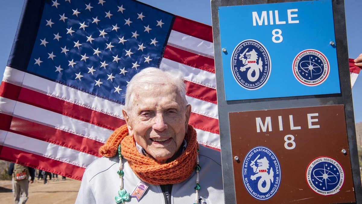 Col. Ben Skardon poses during the Bataan Memorial Death March at White Sands Missile Range, N.M., in 2019. (Photo by Ken Scar/U.S. Army Cadet Command (Army ROTC) 