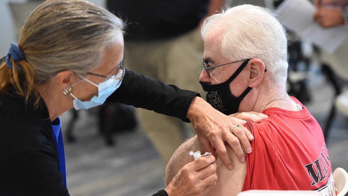 A COVID-19 vaccine clinic was held on Oct. 25 at the Haverford Township Municipal Building for area first responders and those eligible for the booster shots of all three vaccines. 