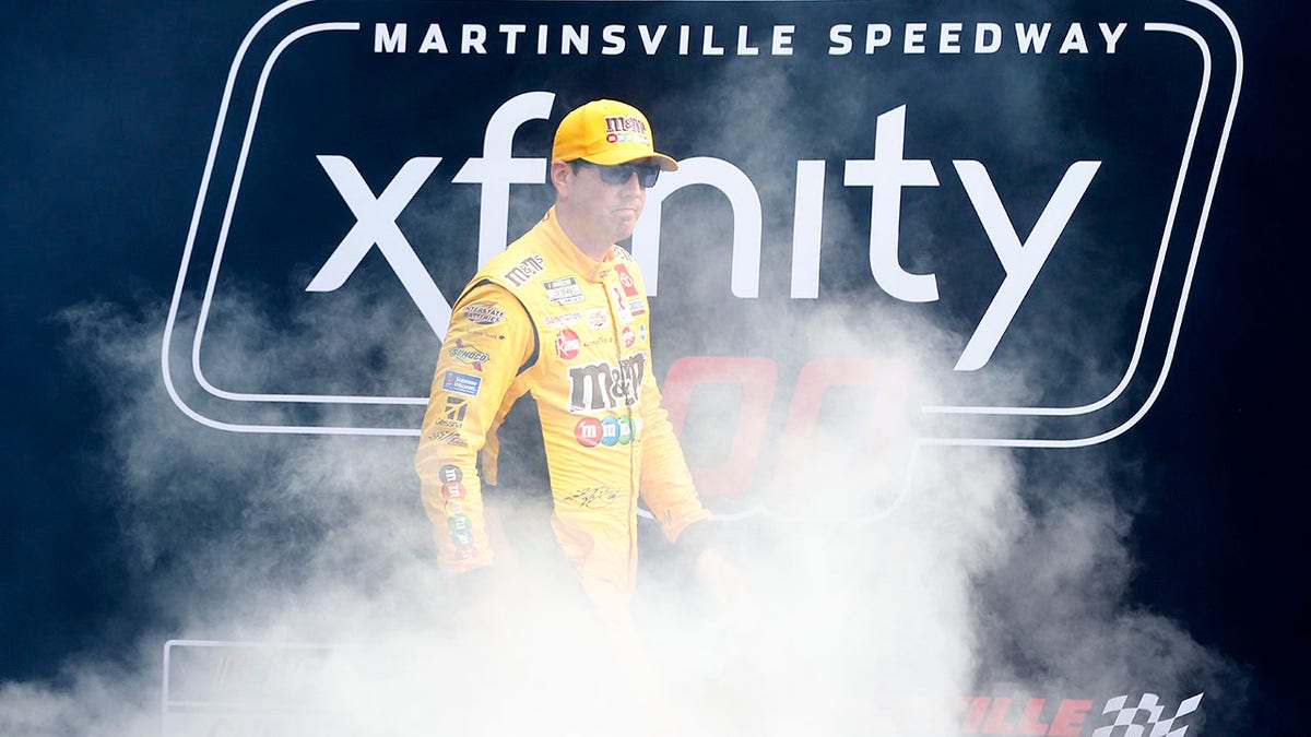 Busch finished second in the Xfinty 500 Cup Series race at Martinsville.