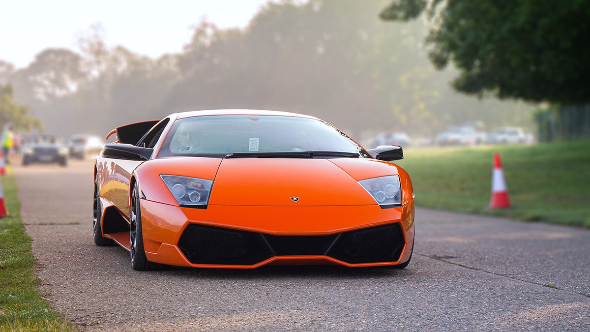 The Lamborghini Murcielago at Petrolheadonism Live at Knebworth House.