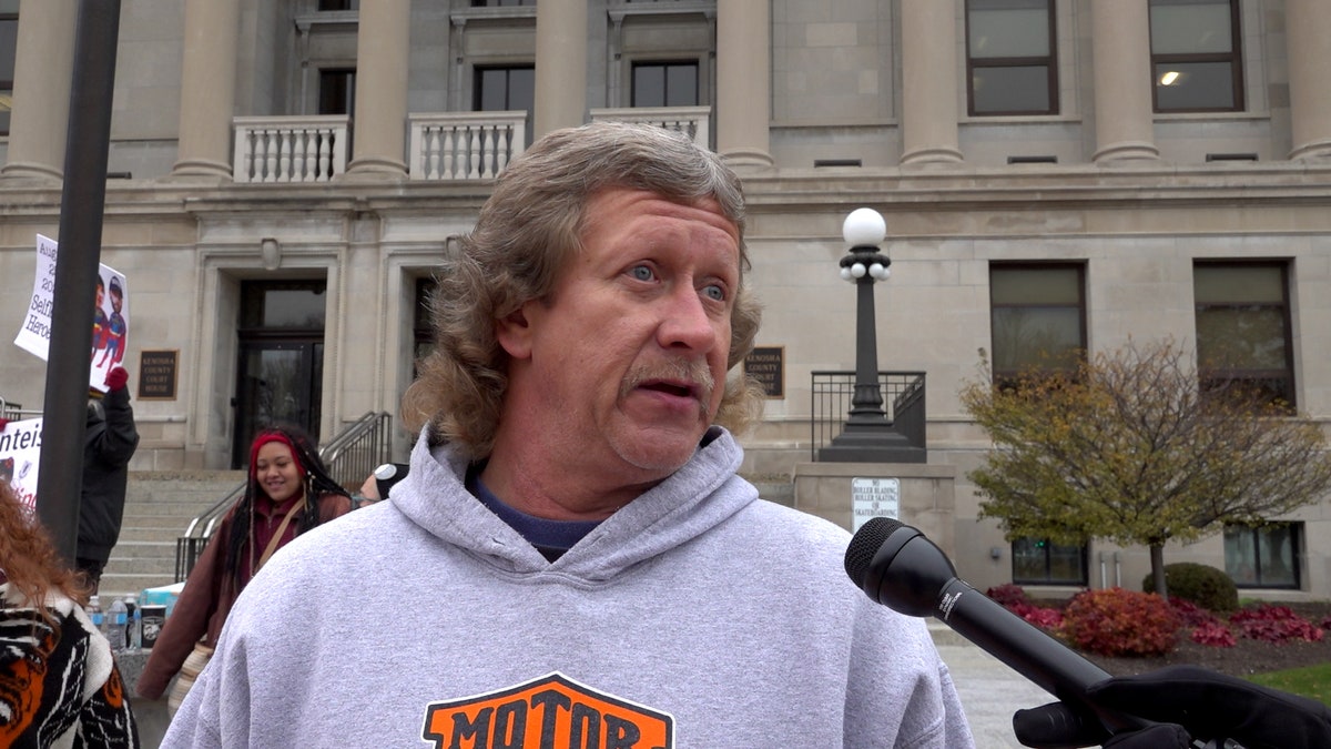 One demonstrator tells Fox News why he's hoping for a guilty verdict
