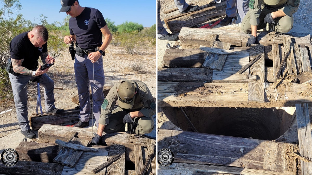 Police continued targeted ground searches in the area where the Jeep was located on Sept. 28. Police sent a robot down two mine shafts, one of which was more than 75 feet deep in search of Robinson but found no sign of the missing geologist.