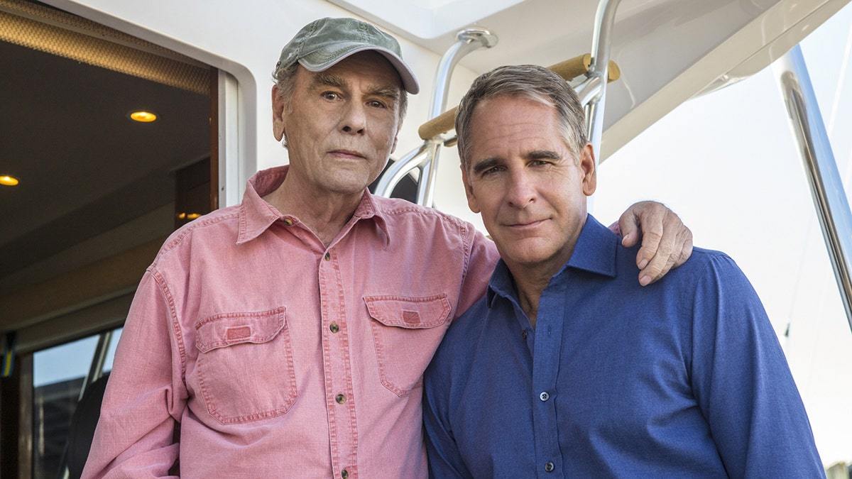 Behind the scenes of the CBS series "NCIS: New Orleans." Pictured L-R: Dean Stockwell and Scott Bakula