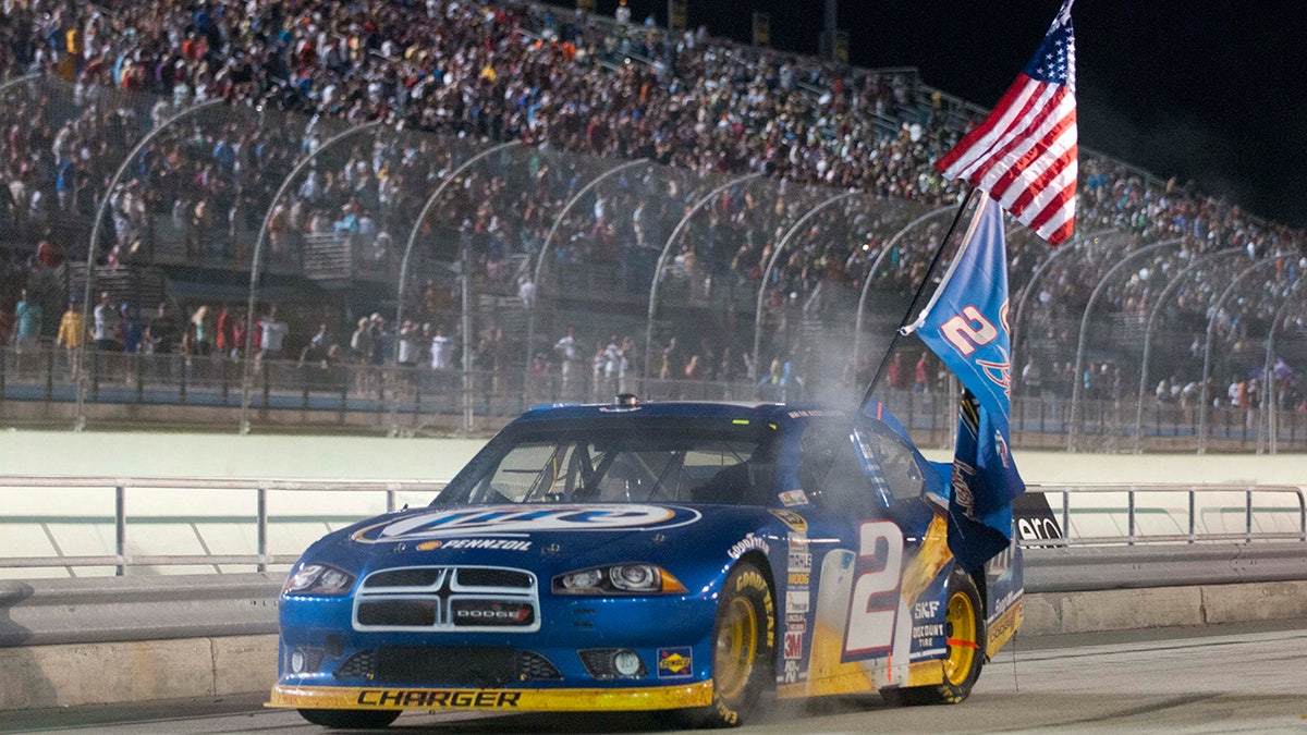 Keselowski claimed his 2012 title at Homestead-Miami Speedway.
