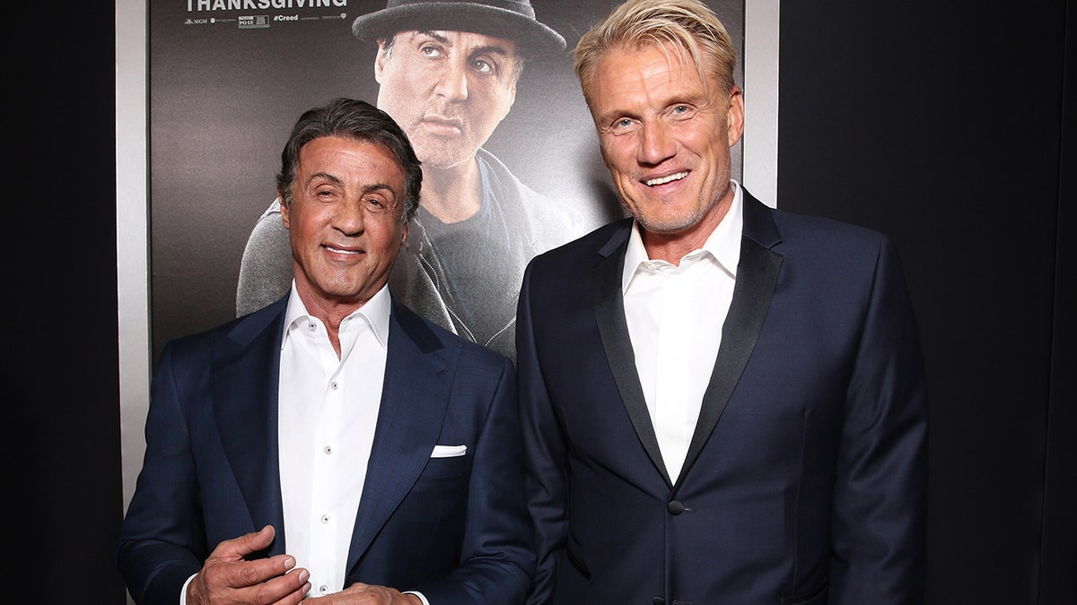 Dolph Lundgren and Sylvester Stallone