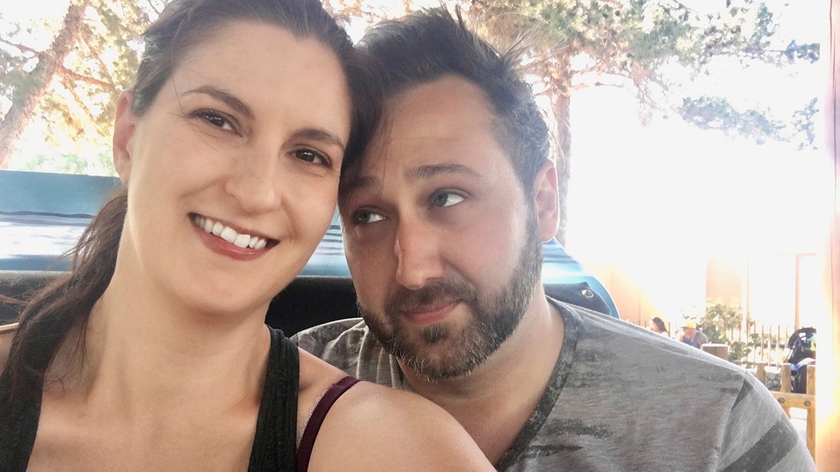 This undated photo provided by the Peiffer Wolf Carr Kane & Conway law firm shows Daphna and Alexander Cardinale. They are one of two California couples who gave birth to each others' babies after a mix-up at a fertility clinic and spent months raising children that weren't theirs before swapping the infants, according to a lawsuit filed in Los Angeles on Monday.