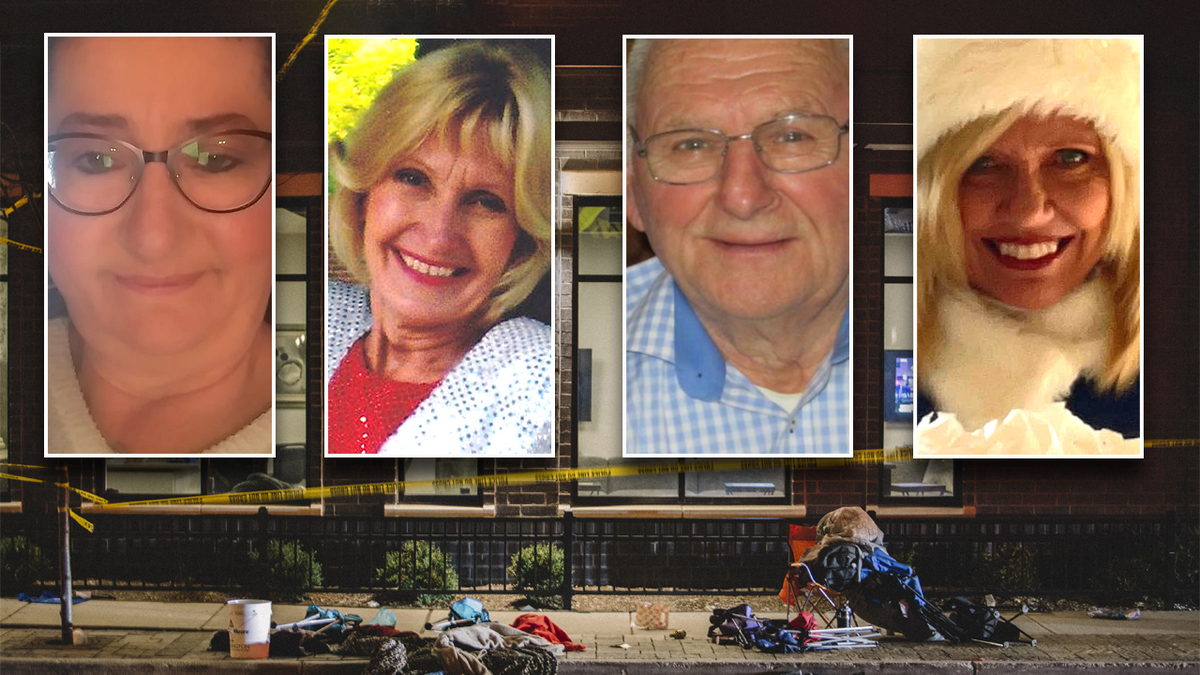 From left to right: Jane Kulich, LeAnna Owen, Wilhelm Hospel and Tamara Durand, four other victims in the attack.
