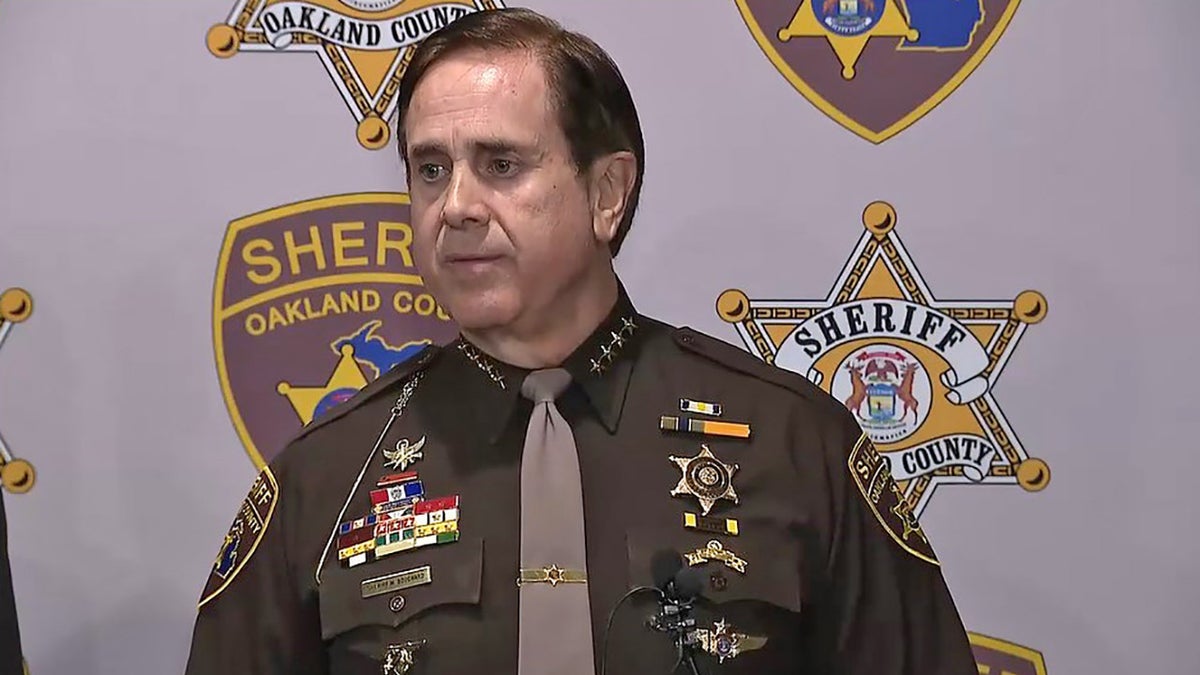Sheriff in Oakland County, Michigan after school shooting