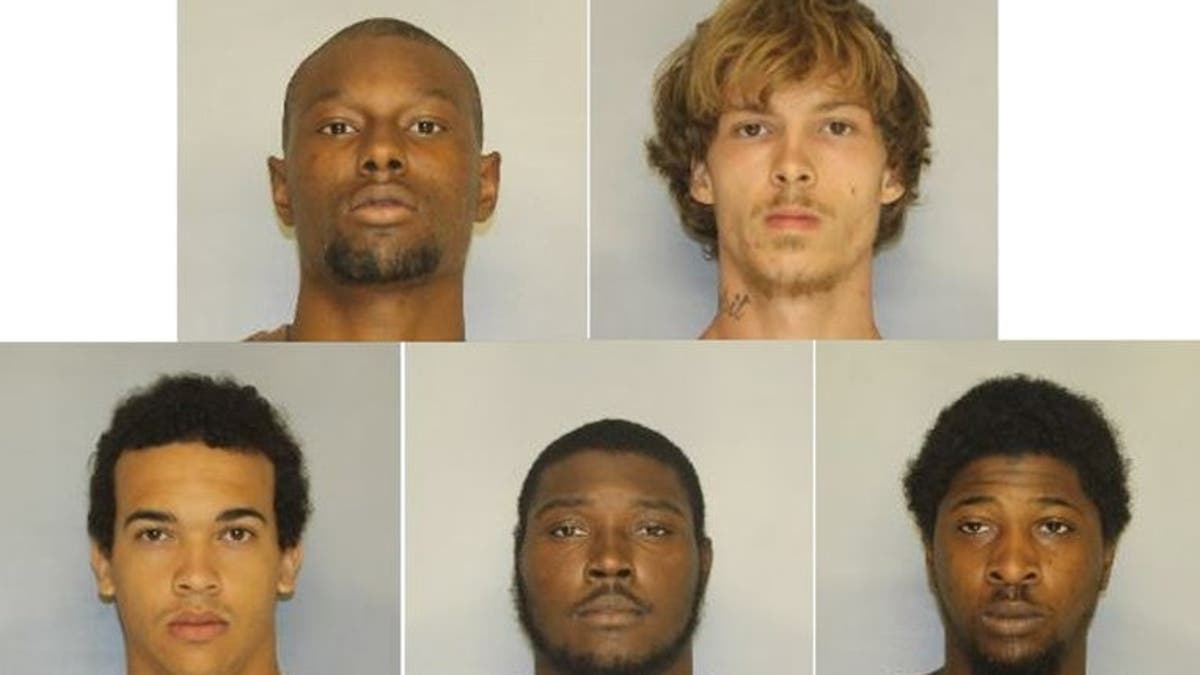 Five men sentenced after using peaceful protest to set fire to police car in Gainesville, Georgia.