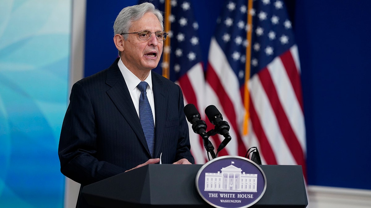 Attorney General Merrick Garland speaks during a Tribal Nations Summit during Native American Heritage Month, in the South Court Auditorium on the White House campus, Nov. 15, 2021, in Washington. The Justice Department is giving $139 million to police departments across the U.S. as part of a grant program that would bring on more than 1,000 new officers.