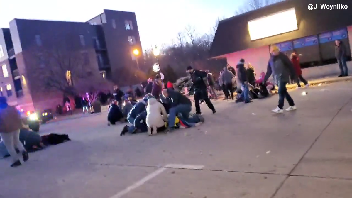 The aftermath of a deadly Christmas parade in Waukesha, Wisconsin