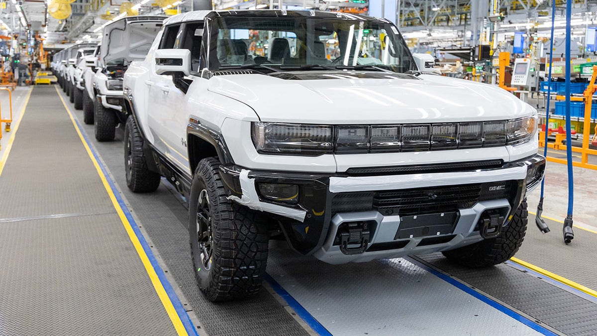 The GMC Hummer EV is built at GM's Factory Zero plant.