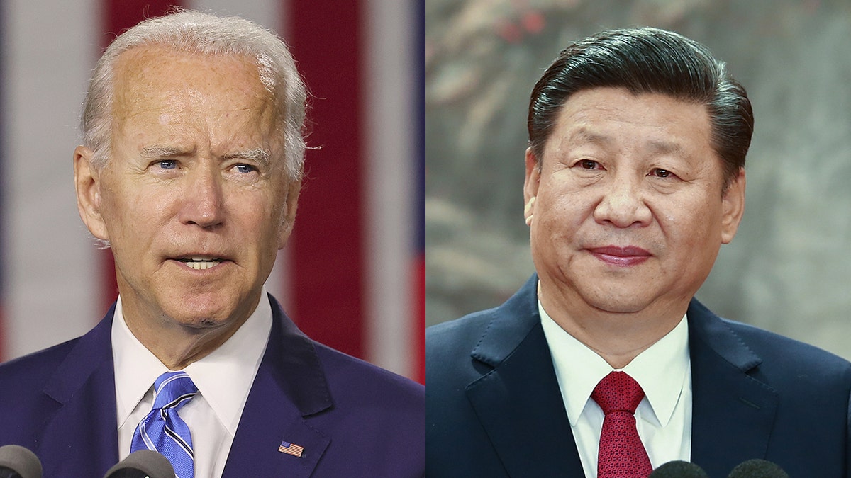 Side-by-side of President Joe Biden and Chinese President Xi Jinping.