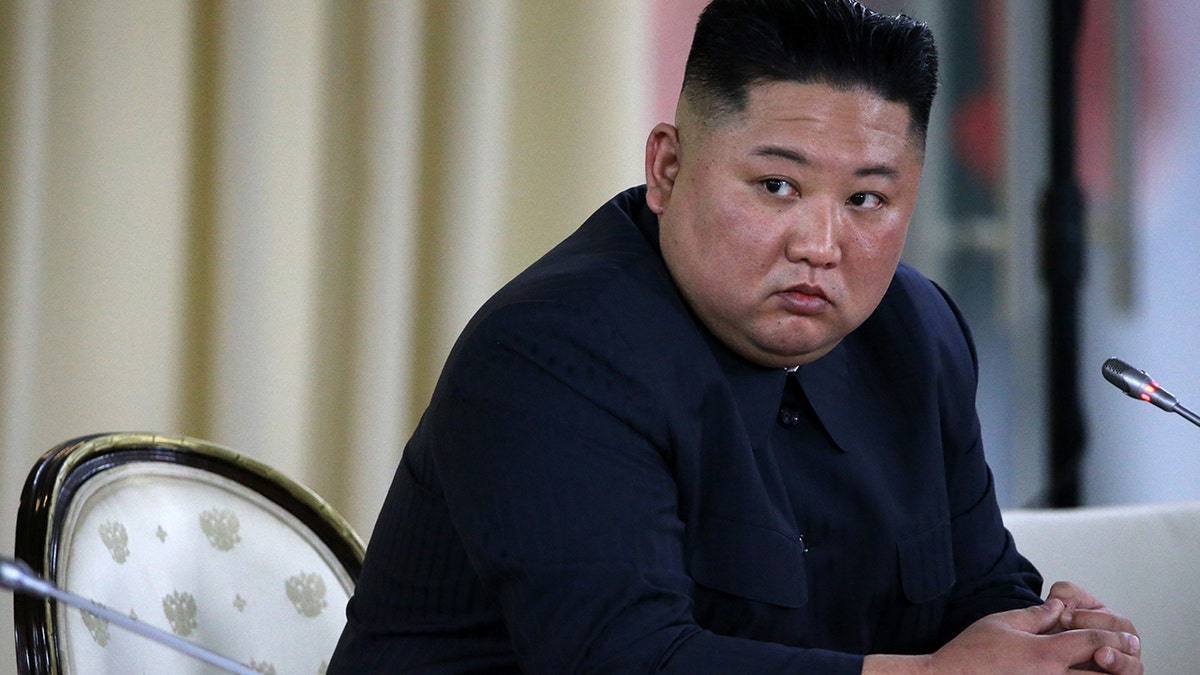 North Korean Leader Kim Jong-un speaks during the Russia-North Korea Summit in April 2019 in Vladivostok, Russia. Recently, it has been reported that North Korea has more uranium to make nuclear bombs than previously believed. 