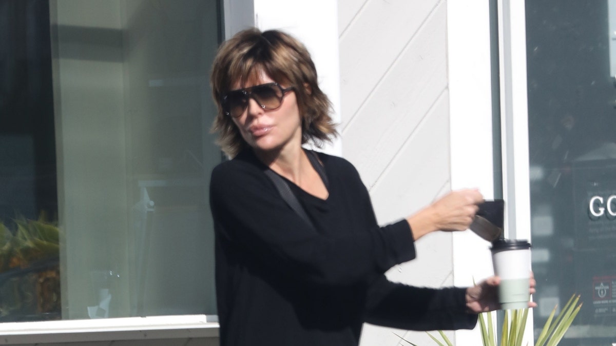 Actress Lisa Rinna was spotted out in Bel Air for the first time after the loss of her mom, Lois.
