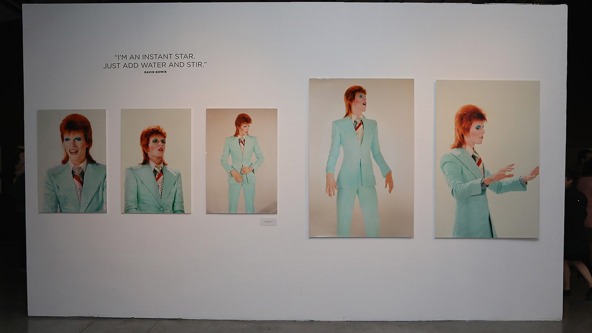 A general view of atmosphere during Mick Rock exhibition StarMan at Foto Museo Cuatro Caminos on March 28, 2018 in Mexico City, Mexico.