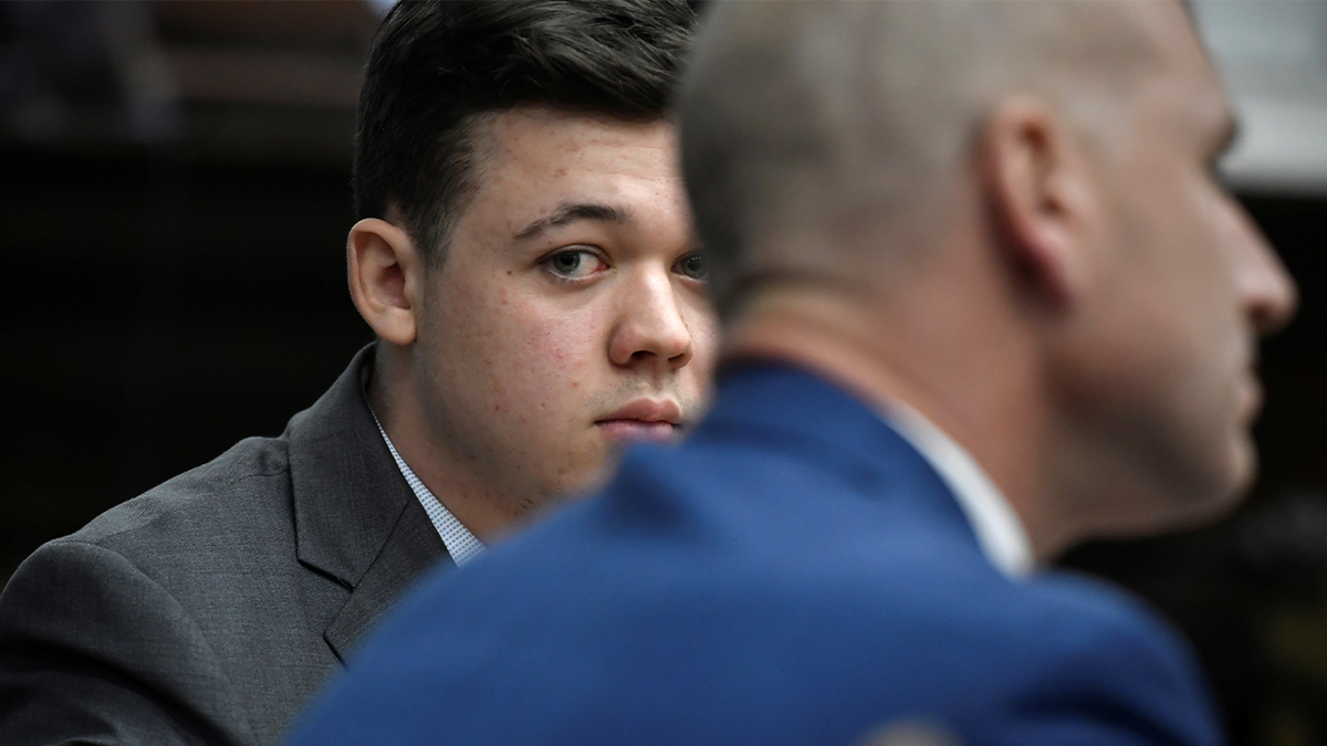 Kyle Rittenhouse listens as Judge Bruce Schroeder talks about how the jury will view video during deliberations in Kyle Rittenhouse's trial at the Kenosha County Courthouse in Kenosha, Wisconsin, Nov. 17, 2021.