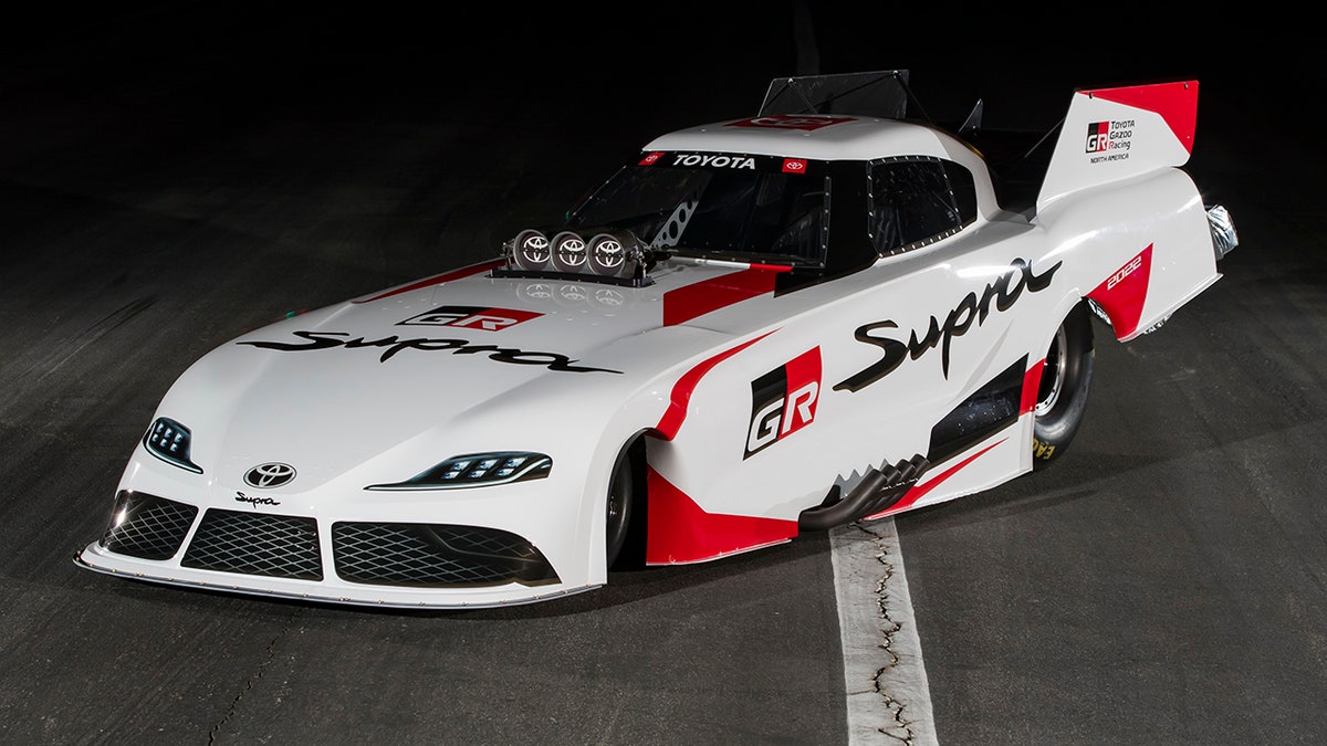Toyota will run a GR Supra-bodied car in the 2022 NHRA Funny Car series.