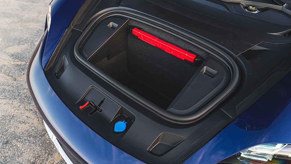 A front trunk offers additional storage capability.