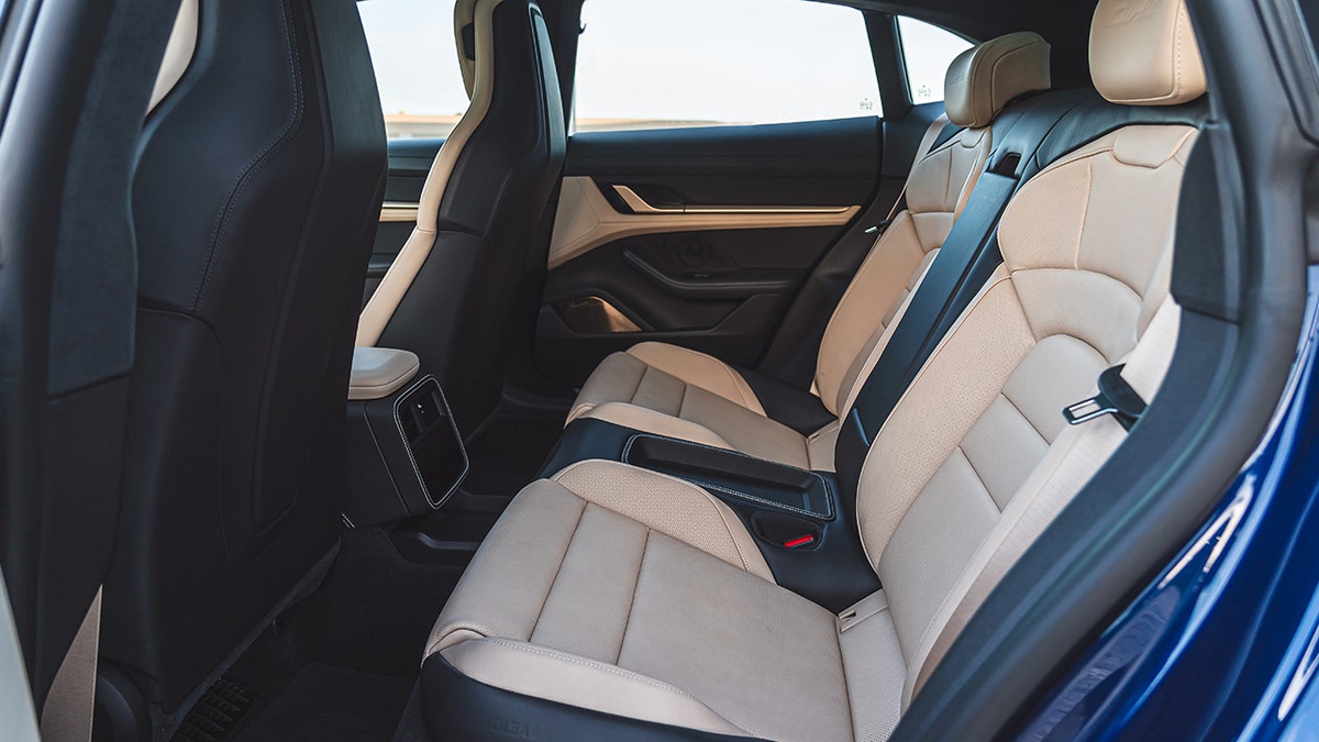 The Taycan Cross Turismo provides midsize accomodations.