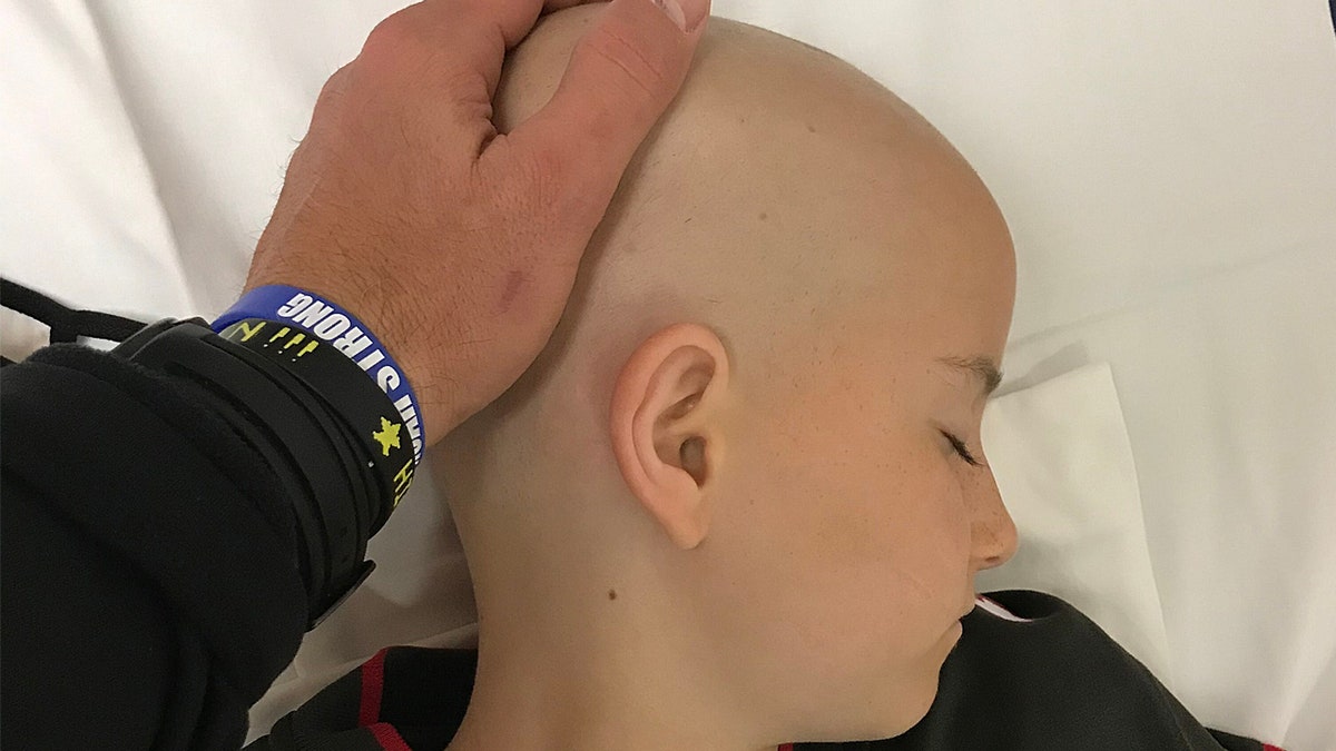 Noah Reeb at the Primary Children's Hospital in Salt Lake City, Utah.