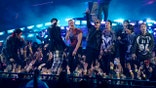 Coldplay and BTS perform "My Universe" at the American Music Awards on Sunday, Nov. 21, 2021 at M