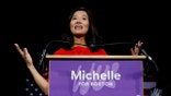 Michelle Wu speaks to supporters after winning her race for Mayor of Boston, to become the first woman and first person of color to be elected to the office, in Boston, Massachusetts, U.S., November 2, 2021. REUTERS/Brian Snyder