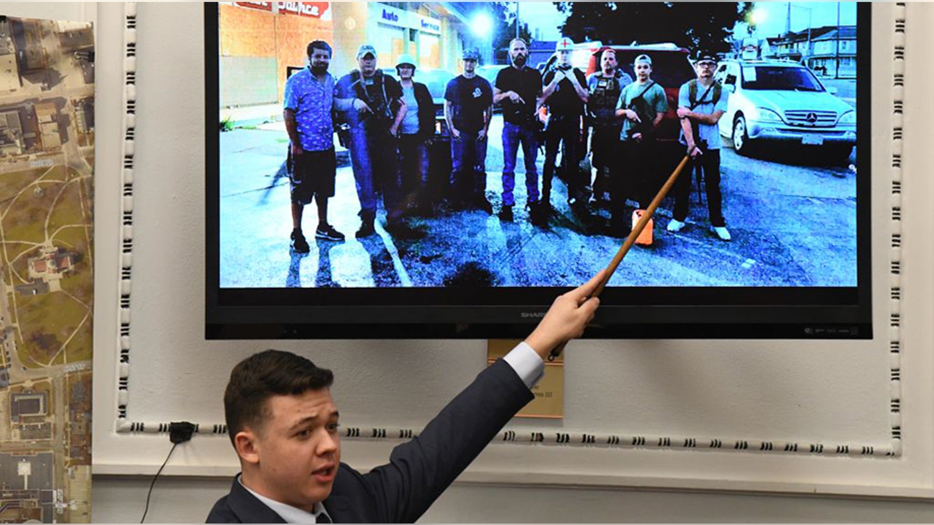KENOSHA, WISCONSIN - NOVEMBER 10: Kyle Rittenhouse testifies during his trial at the Kenosha County Courthouse on November 10, 2021 in Kenosha, Wisconsin. Rittenhouse shot three demonstrators, killing two of them, during a night of unrest that erupted in Kenosha after a police officer shot Jacob Blake seven times in the back while police attempted to arrest him in August 2020. Rittenhouse, from Antioch, Illinois, was 17 at the time of the shooting and armed with an assault rifle. He faces counts of felony homicide and felony attempted homicide. (Photo by Mark Hertzberg-Pool/Getty Images)