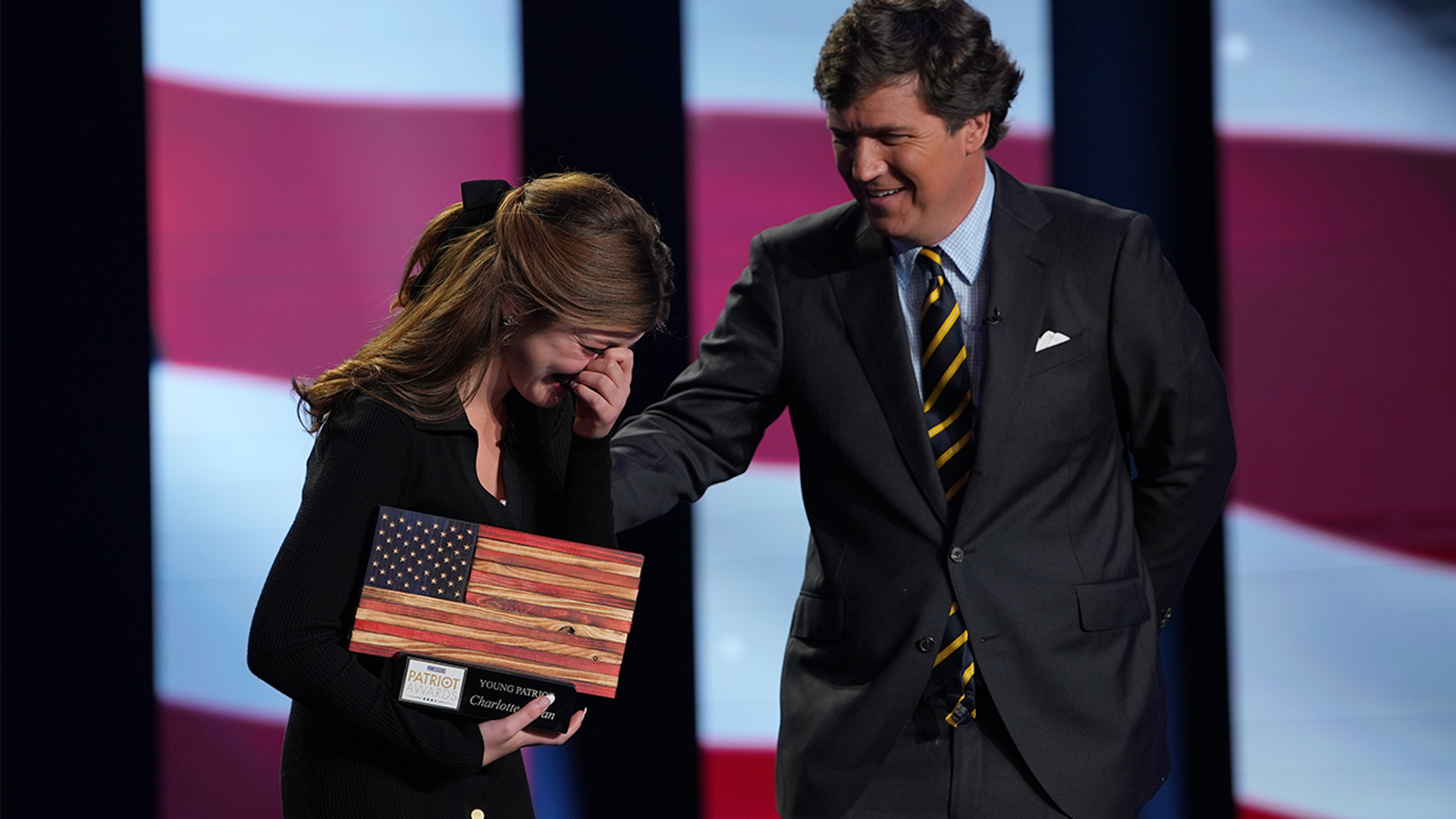 Tucker Carlson introduces the ‘Young Patriot’ award