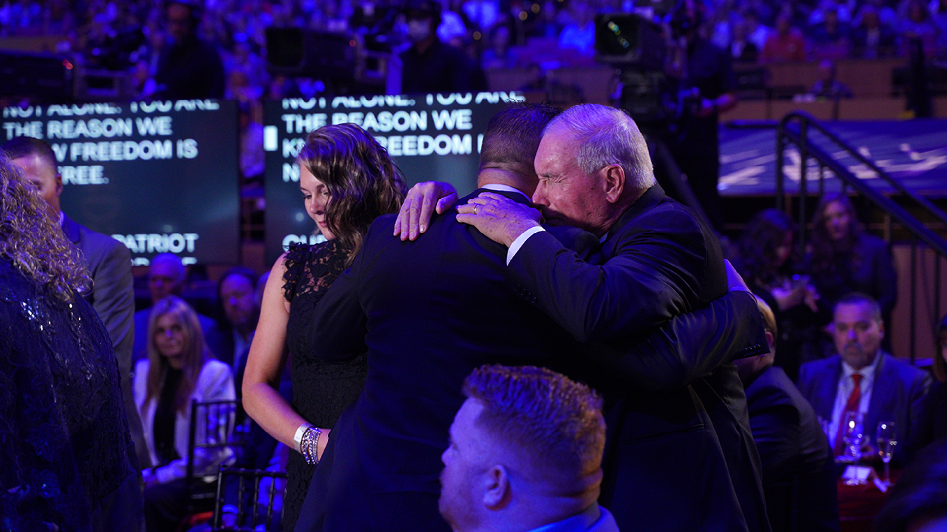 Gold star families get emotional during the Patriot Awards In-Memoriam remembrance