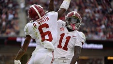 Eagles’ DeVonta Smith excused from practice to attend former Alabama teammate Henry Ruggs’ sentencing: report